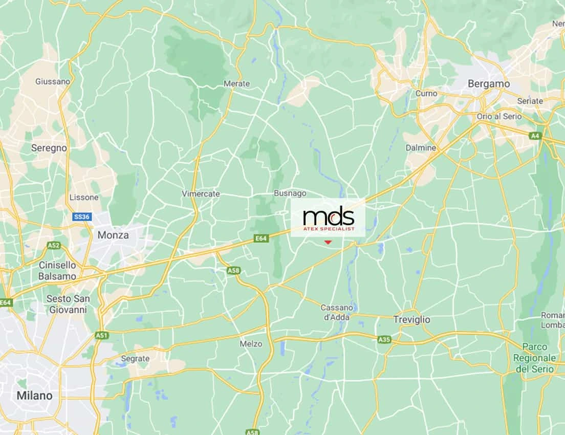 Mappa della sede di MDS